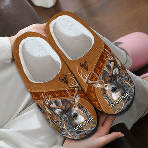 Custom Name Deer Hunting Slippers Gift For Hunting Lovers HO82 894928