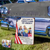Welcom To The Sweet Land Of Liberty Metal Sign TH10 898547