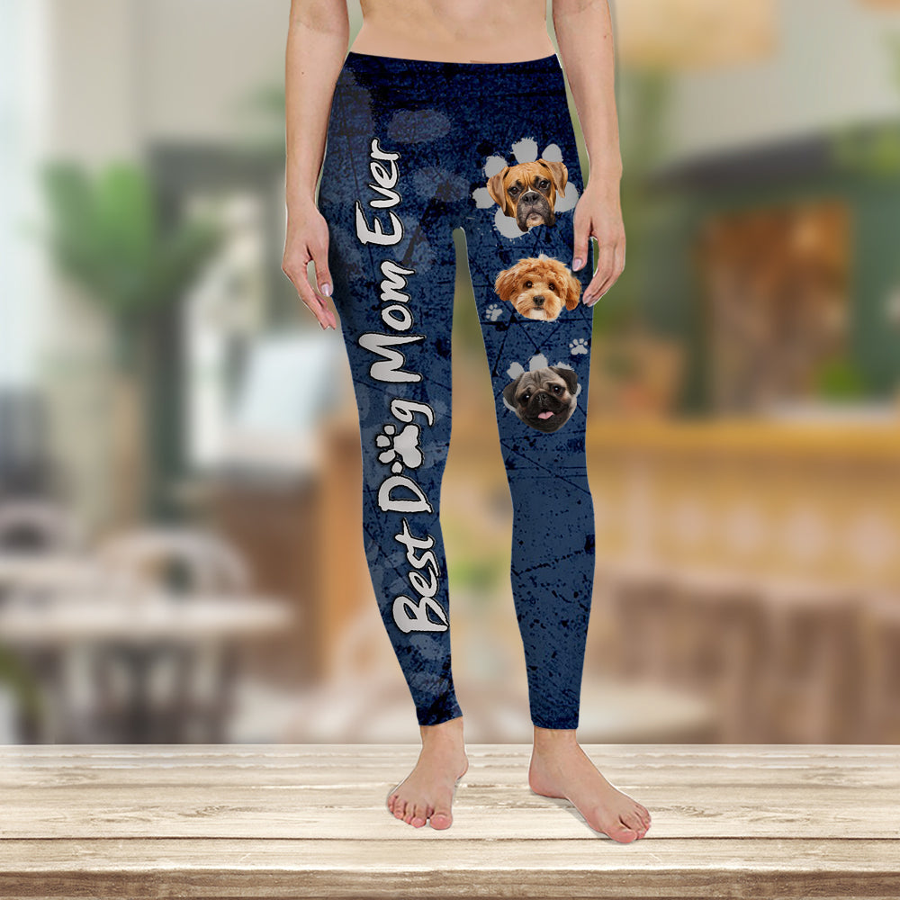 Custom Photo Best Dog Mom Ever Dog Legging HO82 900536