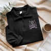 Custom Golf Player Name Embroidered Golf Quarter Zip Sweater Golf Gift For Coaches, Golfers CH07 910024