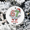 Personalized Funny Kids Six Seven Christmas Ornament, Funny Teen Grandkid Ceramic Ornament HA75 898302
