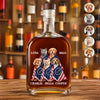 Custom Photo Dog Cat With US 250 Whiskey Bottle HO82 901256