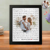 Custom Photo Song Lyrics Wall Picture Frame Valentine Day, Graduation Gift For Wife Husband LM32 897729