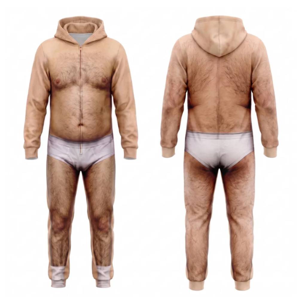 Personalized Funny Body Onesie Pajamas - Birthday Gifts For Husband, Son, Grandson, Brother, Grandpa, Dad, Yourself HO82 903556