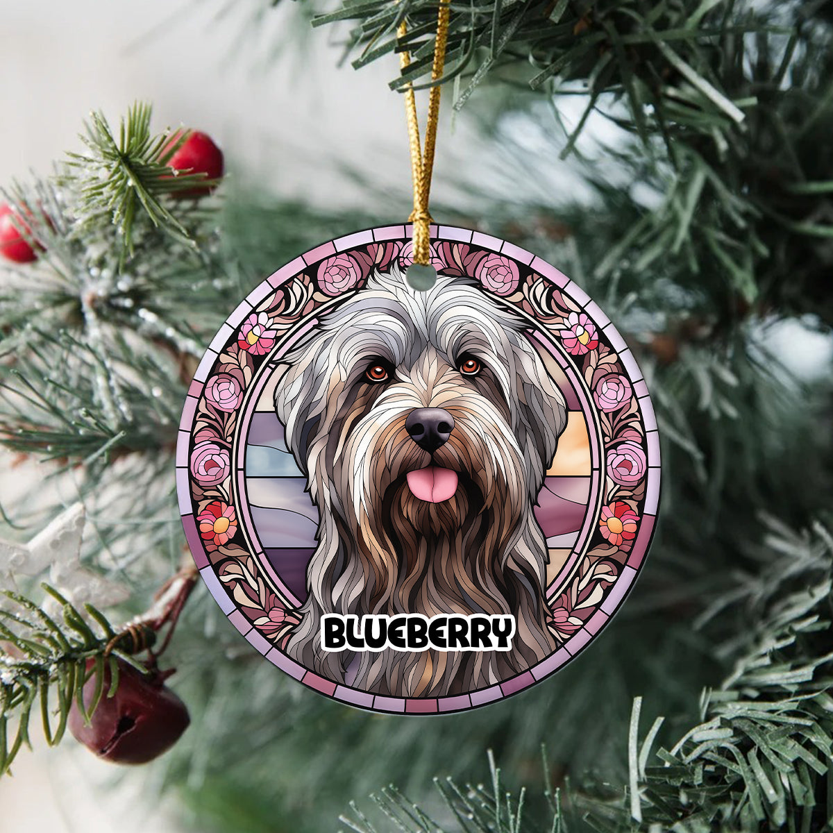 Personalized Dog Portrait Art Ceramic Ornament Gift For Dog Lovers TH10 896419