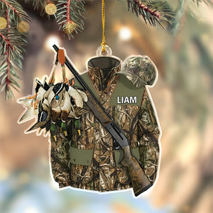 Custom Name Personalized Hunting Duck Acrylic Ornament Christmas Gifts For Duck Hunting Lovers HA75 898268