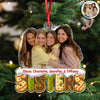 Custom Funny Photo Bestie Photo Christmas Cake Cookie Acrylic Ornament LM32 895939