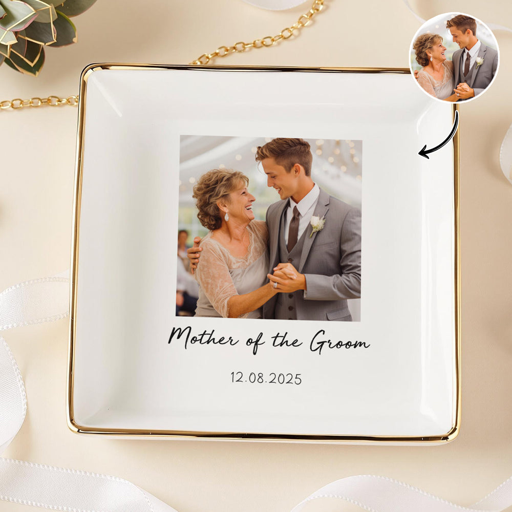 Custom Photo Love You Mom Jewelry Dish Gift For Mom LM32 899123