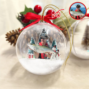 Custom Fishing Photo - Personalized 3D Ball Ornament Christmas Gift For Fishing Lovers CH07 899794