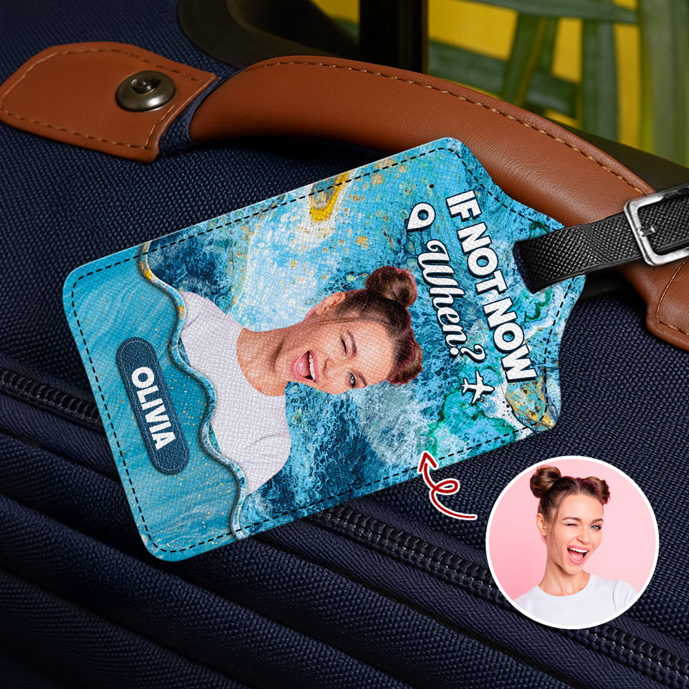 Blue Waves - Personalized Custom Luggage Tag HO82 894476