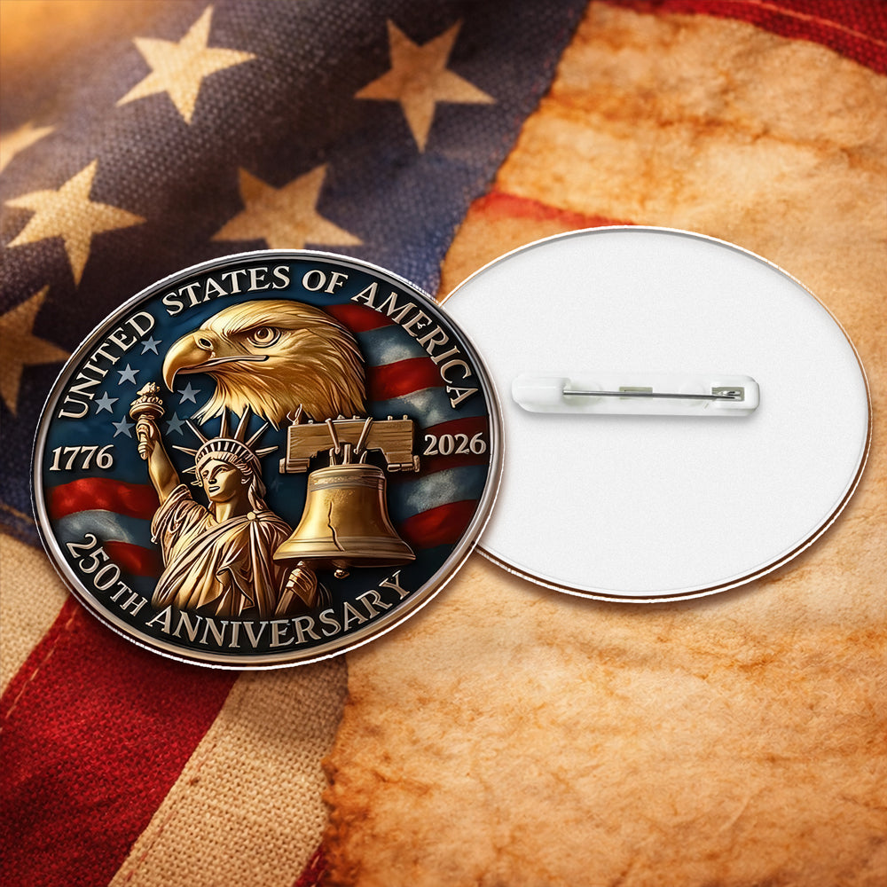 United State Of America Anniversary Acrylic Pin TH10 169321