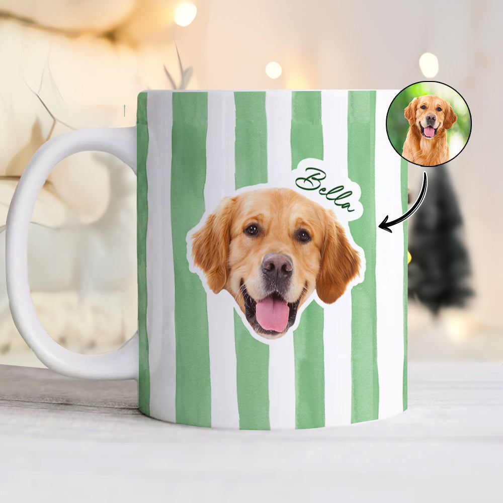 Custom Dog Photo Personalized Print Full Mug For Dog Lovers LM32 895493