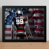 Custom American Football Player Picture Frame For Football Lover HO82 900878
