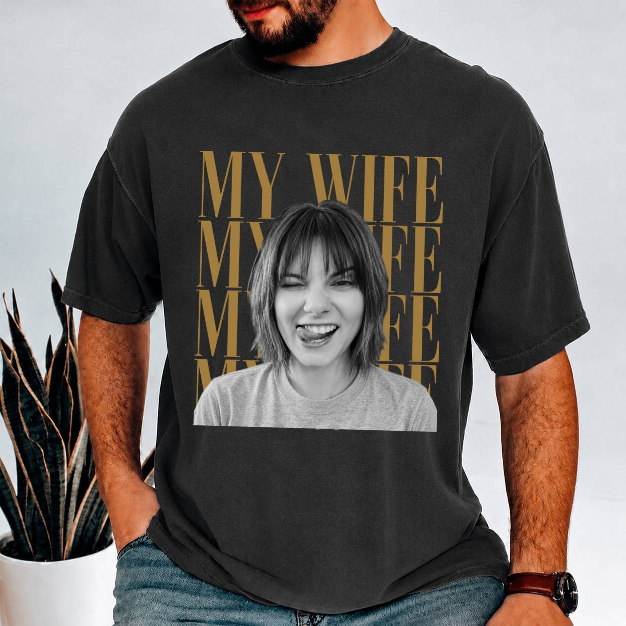 Custom Photo My Wife Only You Family Vintage Comfort Shirt - Gift For Couple, Wife, Husband, Funny Gift for Her/Him HO82 903064