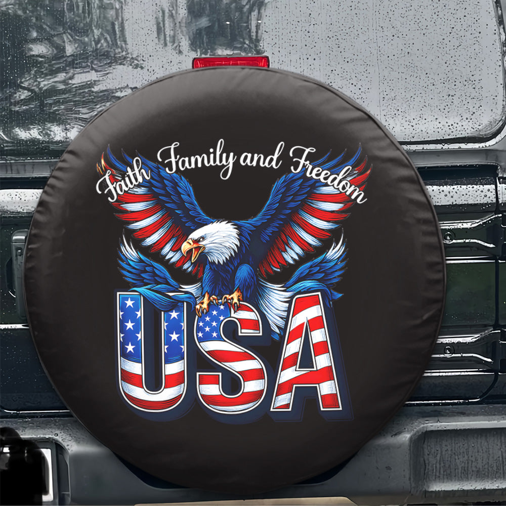 Faith, Family & Freedom USA 250 Years Tire Cover HO82 900966