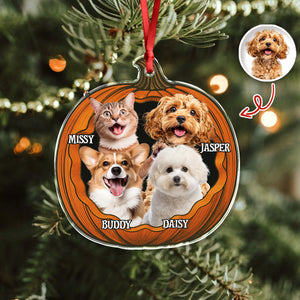 Custom Pumpkin Halloween Pet Acrylic Ornament HO82 894992