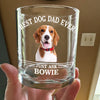 Custom Photo Best Dog Dad Ever Father's Day Whiskey Glass TH10 892913