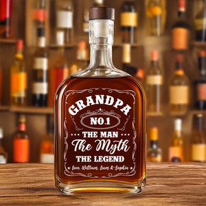 The Man The Myth The Legend Whiskey Bottle For Dad TH10 894019