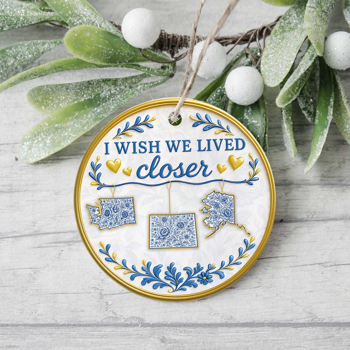 Congrats On Being My Besties Personalized Ceramic Ornament TH10 894909
