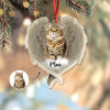 Custom Photo Cat Within Angel Wings Memorial Cat Acrylic Ornament HA75 897238