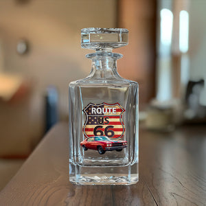 Custom Photo Route US 66 Car Decanter Gift For Car Lovers HA75 898096