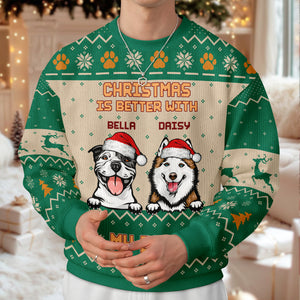 Tit The Season - Personalized Ugly Sweater Gift For Dog Lovers TH10 896105