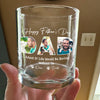 Custom Photo Happy Father's Day Life Would Be Boring Without Me Whiskey Glass HO82 893882