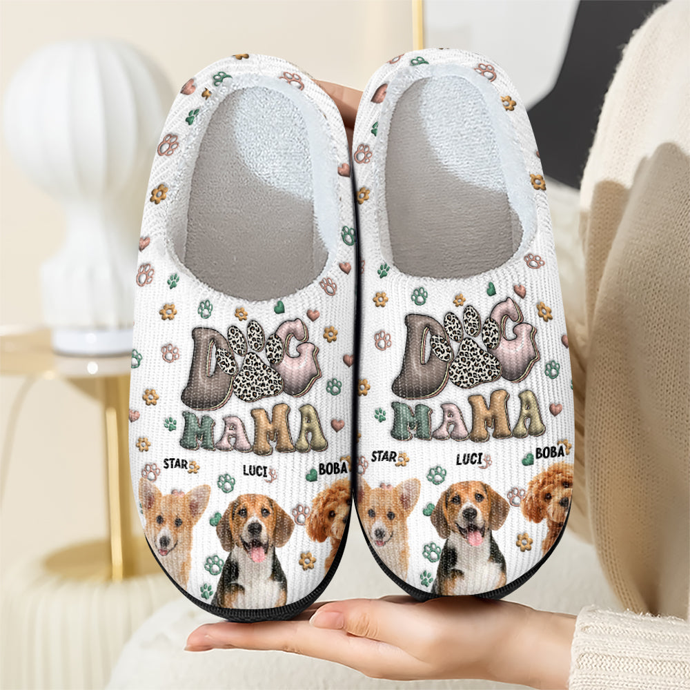 Custom Dog Mom Photo Slippers Gift For Dog Lovers TH10 896249