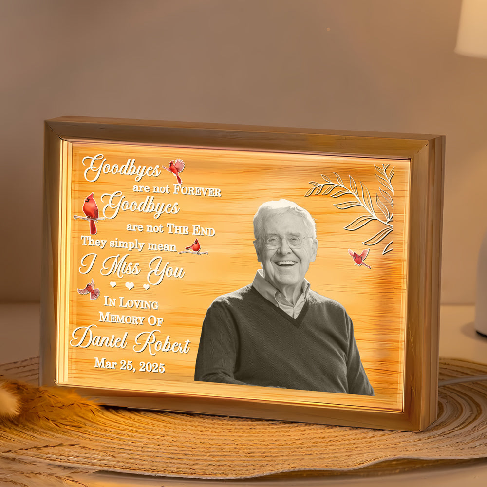 Custom Photo In Loving Memory Memorial Light Box TH10 894139
