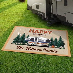 The Best Memories Are Made Camping Personalized Camping Patio Rug, Patio Mat CH07 896192