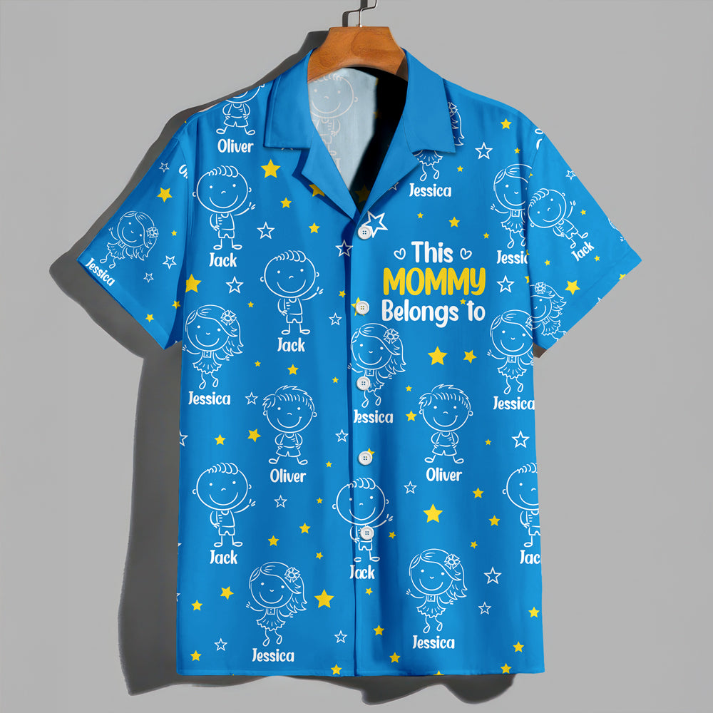 This Daddy Belongs To Kids - Personalized Hawaii Shirt TH10 898753