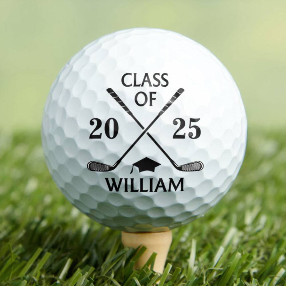 Custom Name Class Of 2026 Golf Ball Gift For Graduation LM32 897651