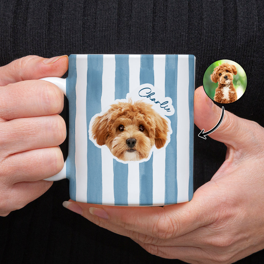 Custom Dog Photo Personalized Print Full Mug For Dog Lovers LM32 895493