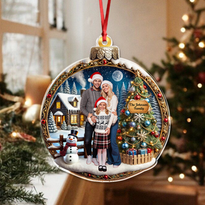 Custom Photo Celebrate The Season With Loved Ones Acrylic Ornament HO82 894596