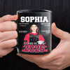 Custom Photo Congrats Class Of 2026 Magazine Graduation Gift Black Mug LM32 899367
