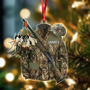 Custom Name Personalized Hunting Duck Acrylic Ornament Christmas Gifts For Duck Hunting Lovers HA75 898268