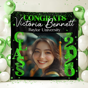 Custom Photo Class of 2025 Personalized Graduation Backdrop Graduation Party Gift CH07 895262