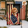 Custom Dog Photo American Patriot Garden Flag HO82 901248