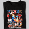 America Nurse 250 Years Of Freedom Dark Shirt TH10 898717