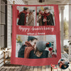Custom Photo I Love You Forever Valentine Gift Blanket For Couple TH10 896861