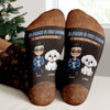 A Gentleman And His Dog - Personalized Crew Socks HO82 894908