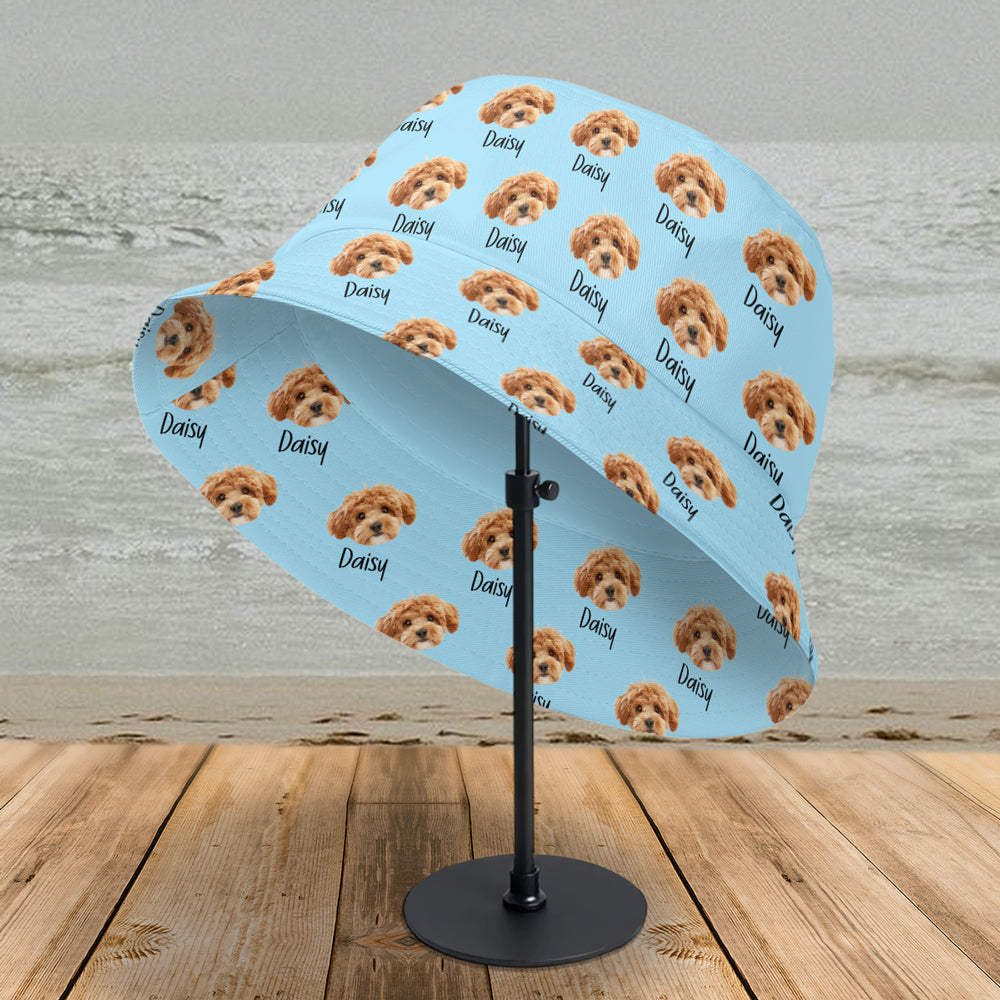 Custom Pet Photo Bucket Hat - Personalized Gift For Pet Lovers TH10 169465