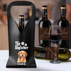 Custom Dog Photo The Dog Father Leather Wine Bag HA75 892912