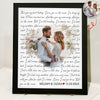 Custom Photo Song Lyrics Wall Picture Frame Valentine Day, Graduation Gift For Wife Husband LM32 897729