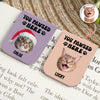 You Pawsed Here Custom Cat Photo Leather Magnetic Bookmark For Book Lovers, Cat Lovers CH07 899568