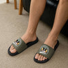 Custom Photo This Human Belongs To Dog Cat Slide Sandals - Gift For Dog Lovers HO82 902538