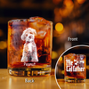 Custom Photo The Dog Father Whiskey Glass Gift For Dog Lover Cat Lover CH07 895546