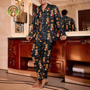 Custom Pet Photo Christmas Pajamas Gift For Pet Lovers TH10 896047