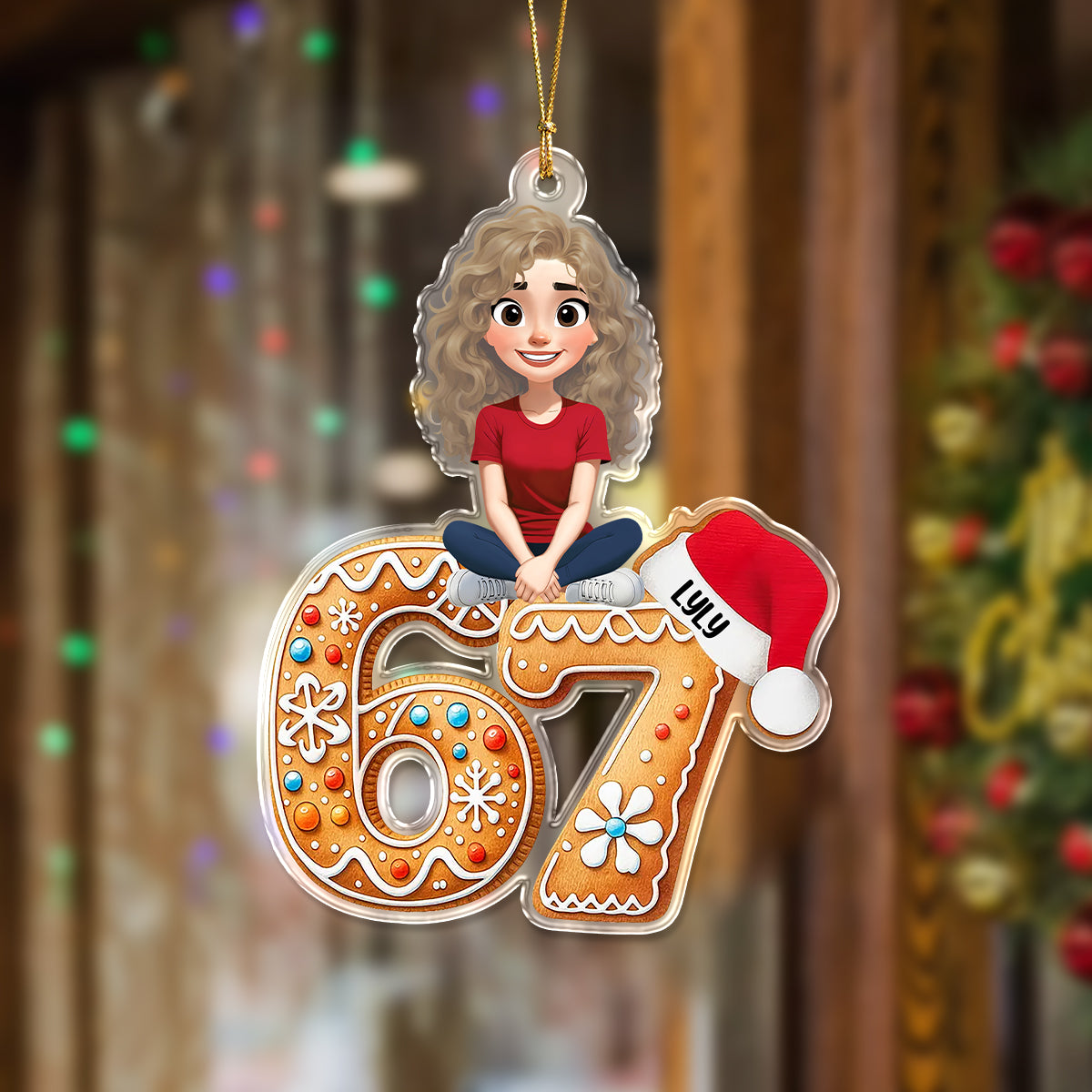 Personalized Six Seven Christmas Acrylic Ornament Gift For Christmas LM32 897403