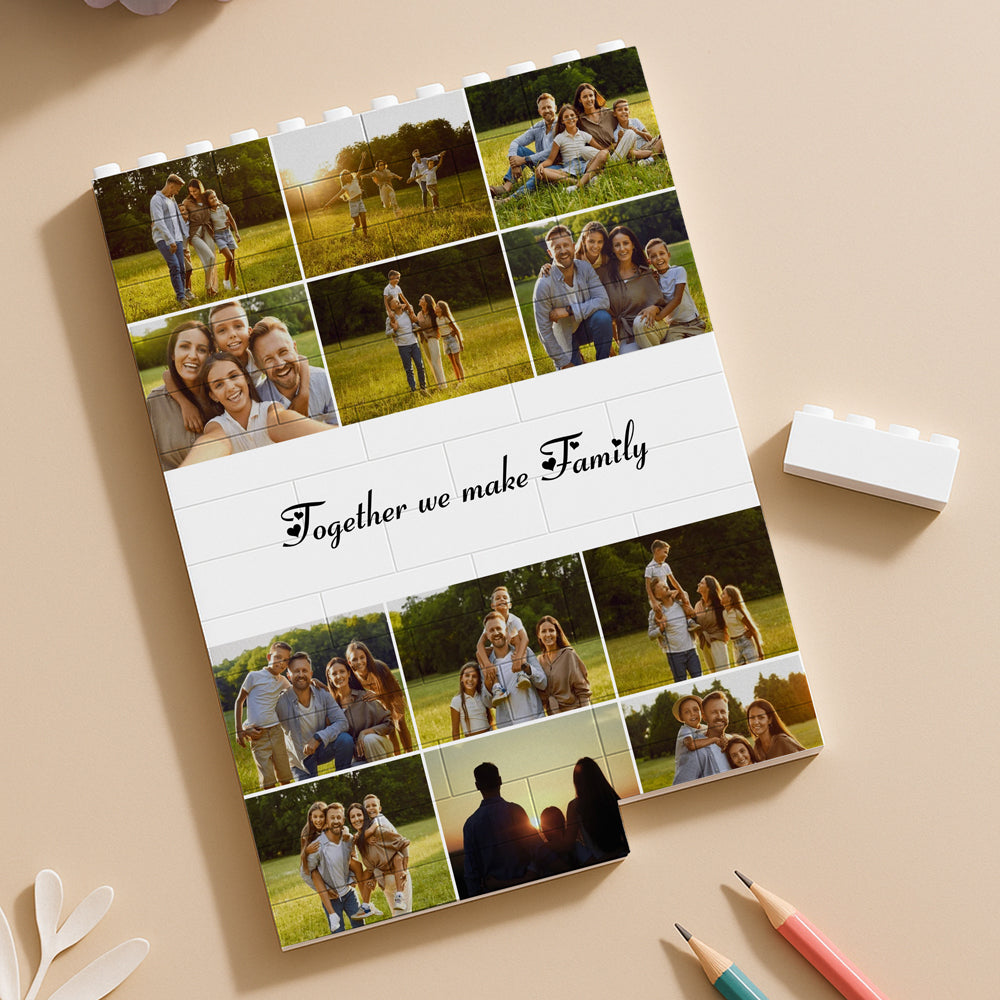 Custom Photo Together We Make Family Building Brick Blocks Mother's Day Gift HA75 920644